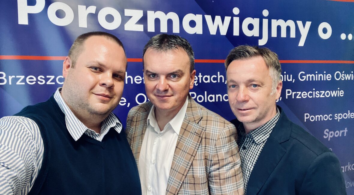Od lewej: Jakub Przewoźnik, Mariusz Krystian, Waldemar Łoziński
