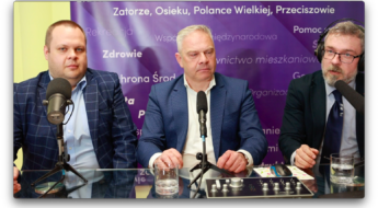 Od lewej: dr Jakub Przewoźnik, dr Dawid Piekarz, Paweł Plinta