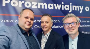 Od lewej: Jakub Przewoźnik, Waldemar Łoziński, Paweł Plinta