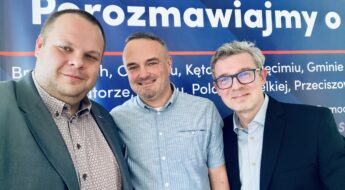 Od lewej: Jakub Przewoźnik, Maciej Klima, Paweł Plinta