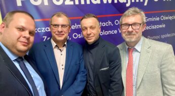 Od lewej: Jakub Przewoźnik, Grzegorz Baranowski, Waldemar Łoziński, Paweł Plinta