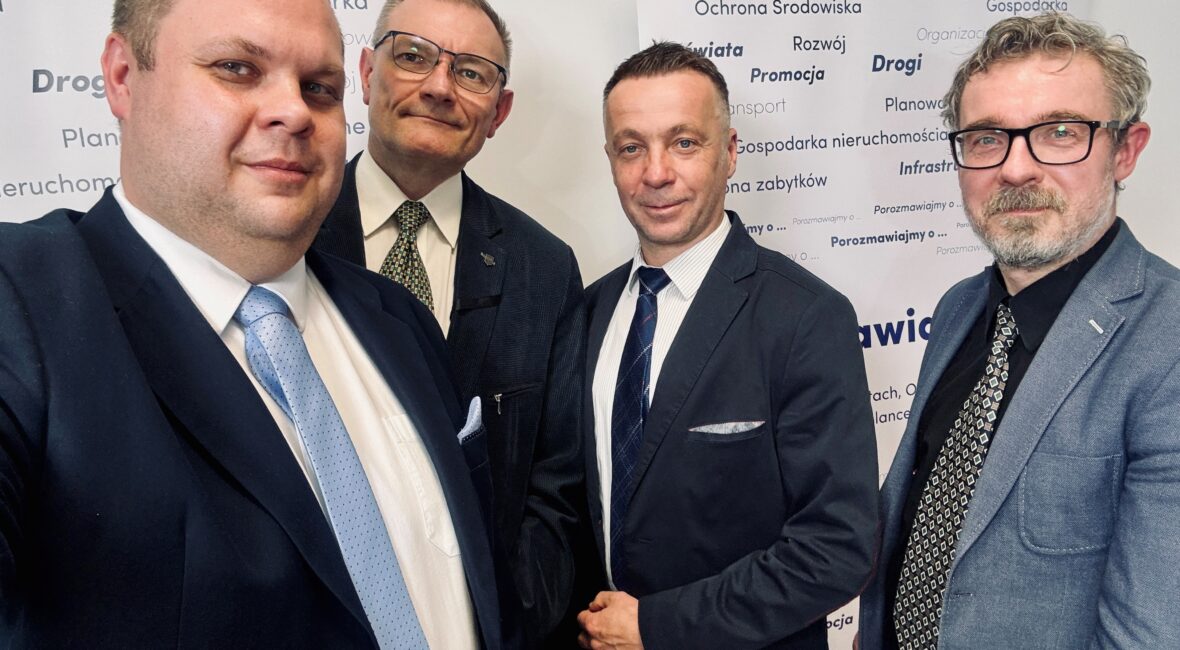 Od lewej: Jakub Przewoźnik, Krzysztof Kuczek, Waldemar Łoziński, Paweł Plinta