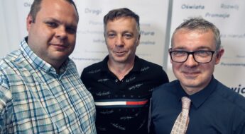 Od lewej: Jakub Przewoźnik, Waldemar Łoziński, Paweł Plinta