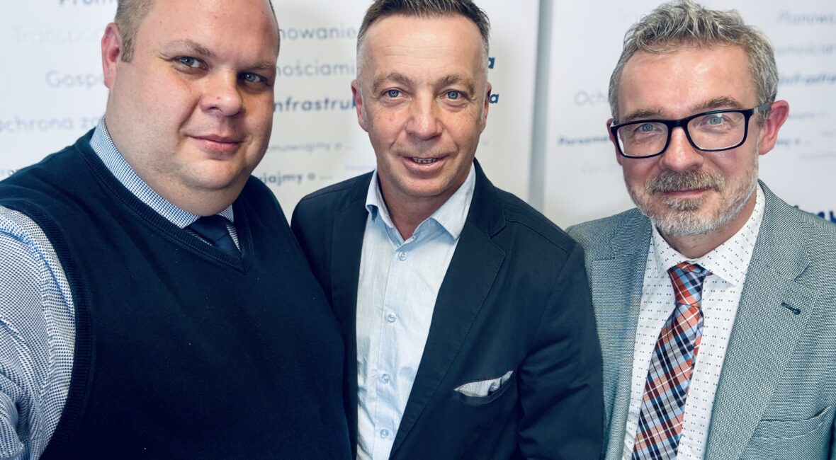 Od lewej: Jakub Przewoźnik, Waldemar Łoziński, Paweł Plinta