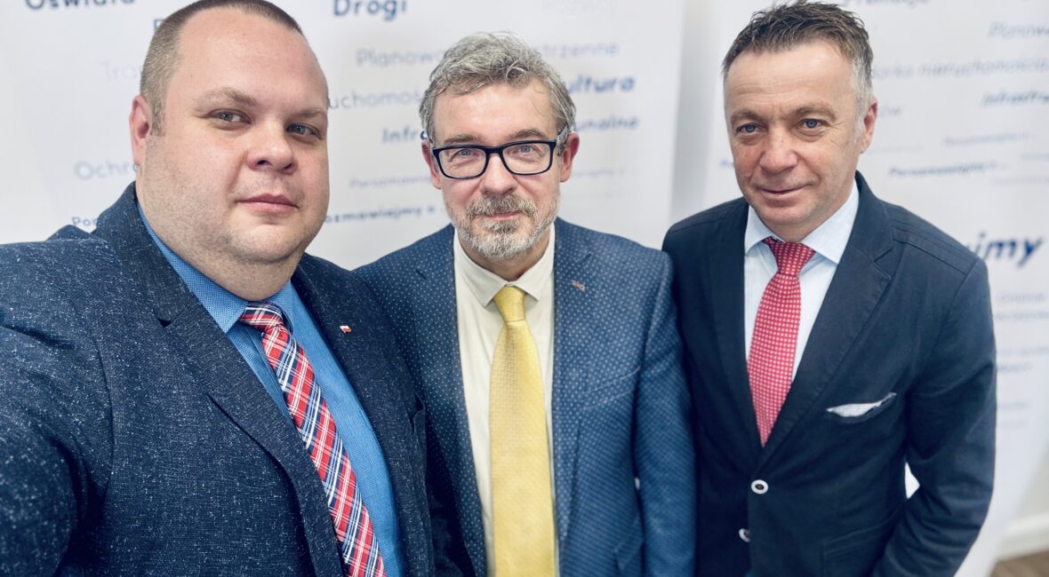 Od lewej: Jakub Przewoźnik, Paweł Plinta, Waldemar Łoziński
