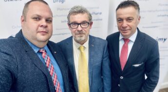 Od lewej: Jakub Przewoźnik, Paweł Plinta, Waldemar Łoziński